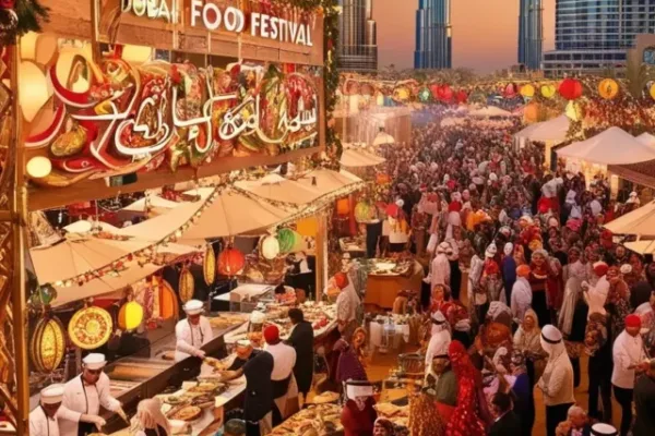 Default_A_vibrant_cinematic_photograph_of_the_Dubai_Food_Festi_1